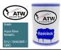 Preview: Saab, Aqua Blue Metallic, 61U / WA638R / GBD: 500ml Lackdose, von ATW Autoteile West.